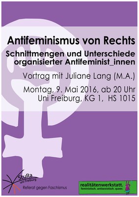 Antifeminismus Plakat web