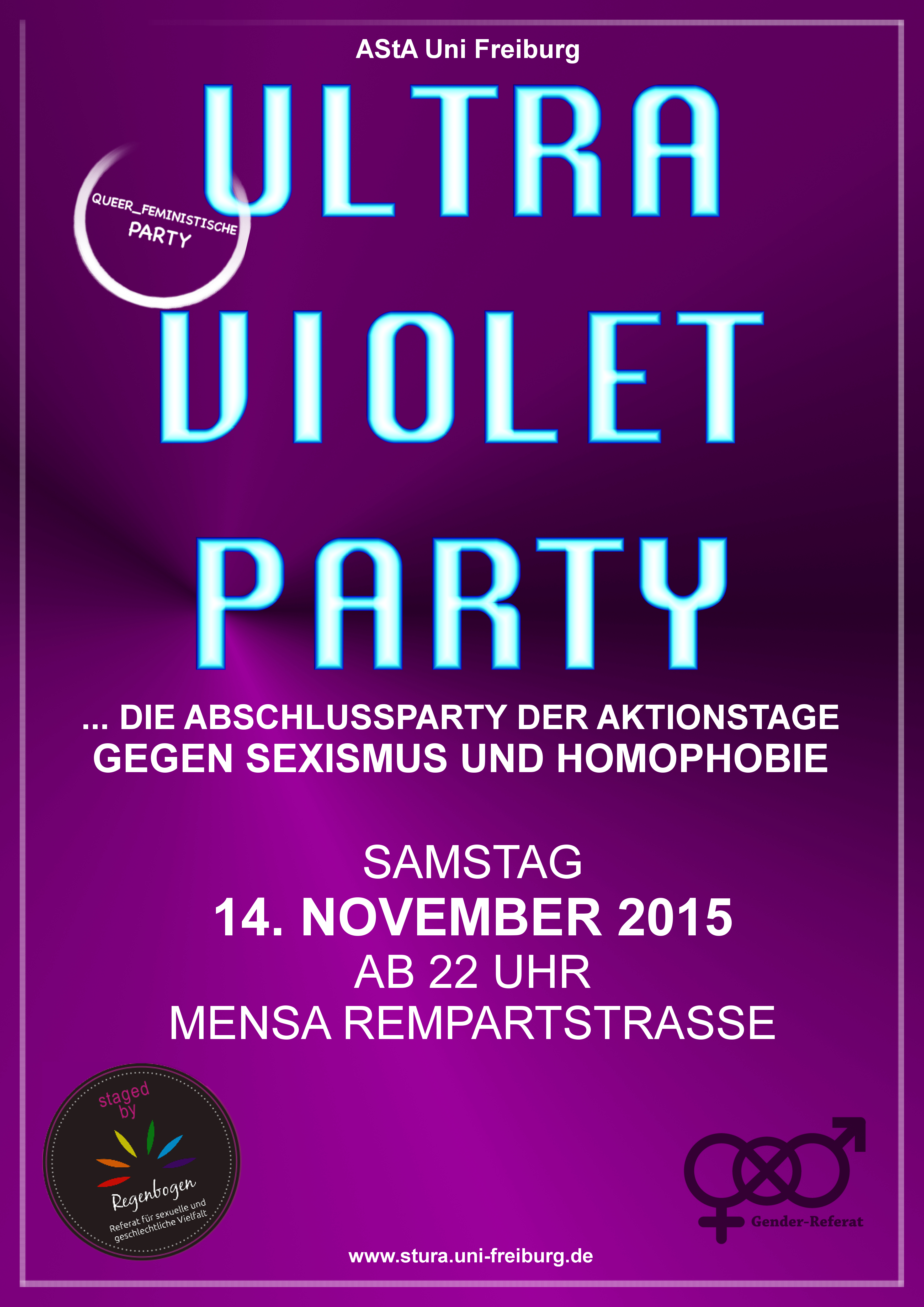 Plakat Ultra Violet Party