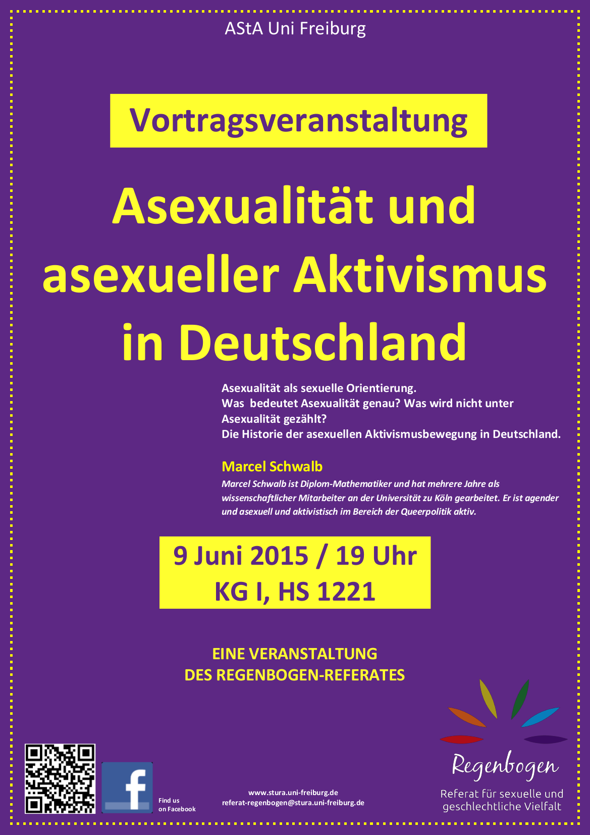 Plakat Asexualität und Asexueller Aktivismus