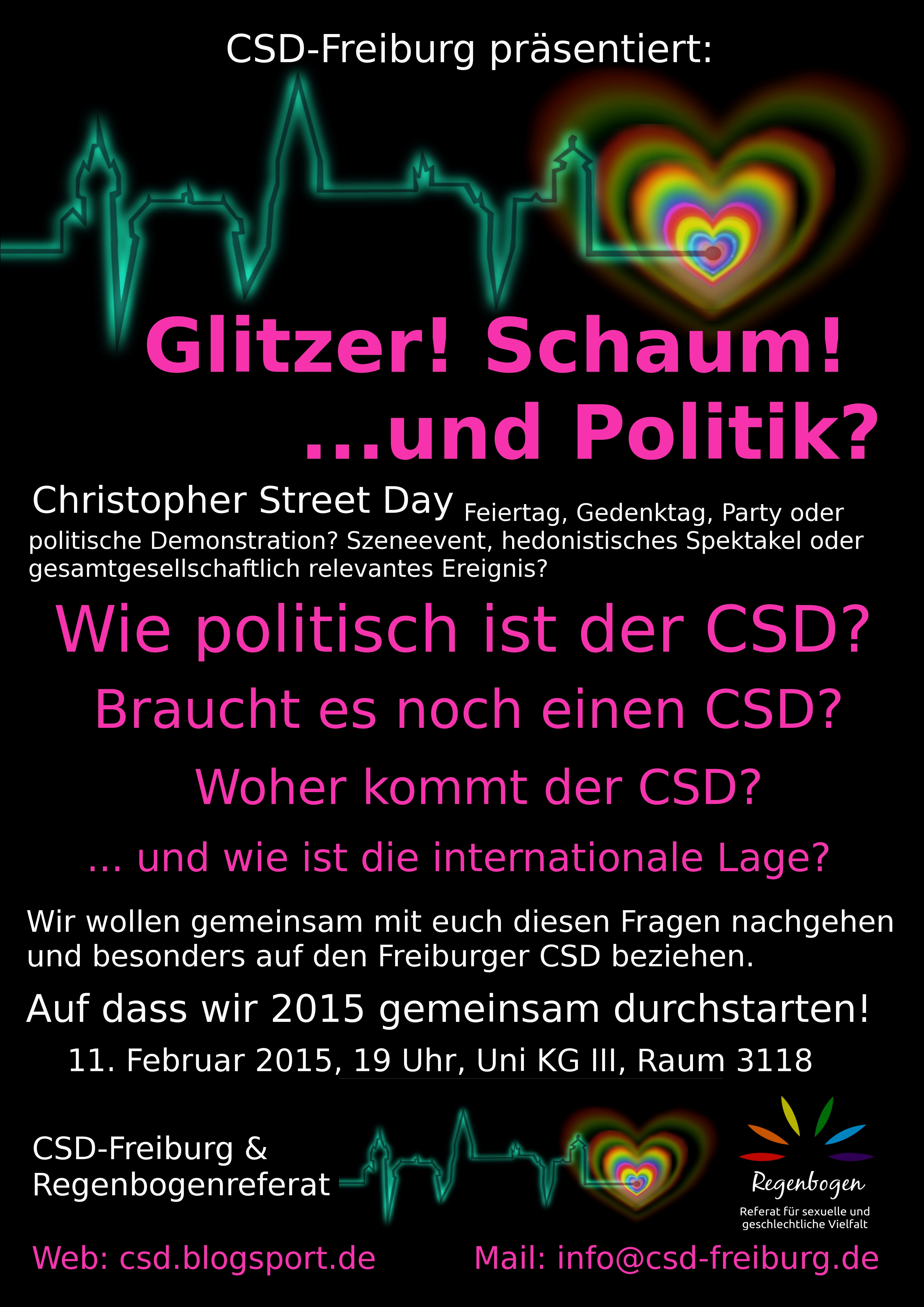Plakat CSD Themenabend