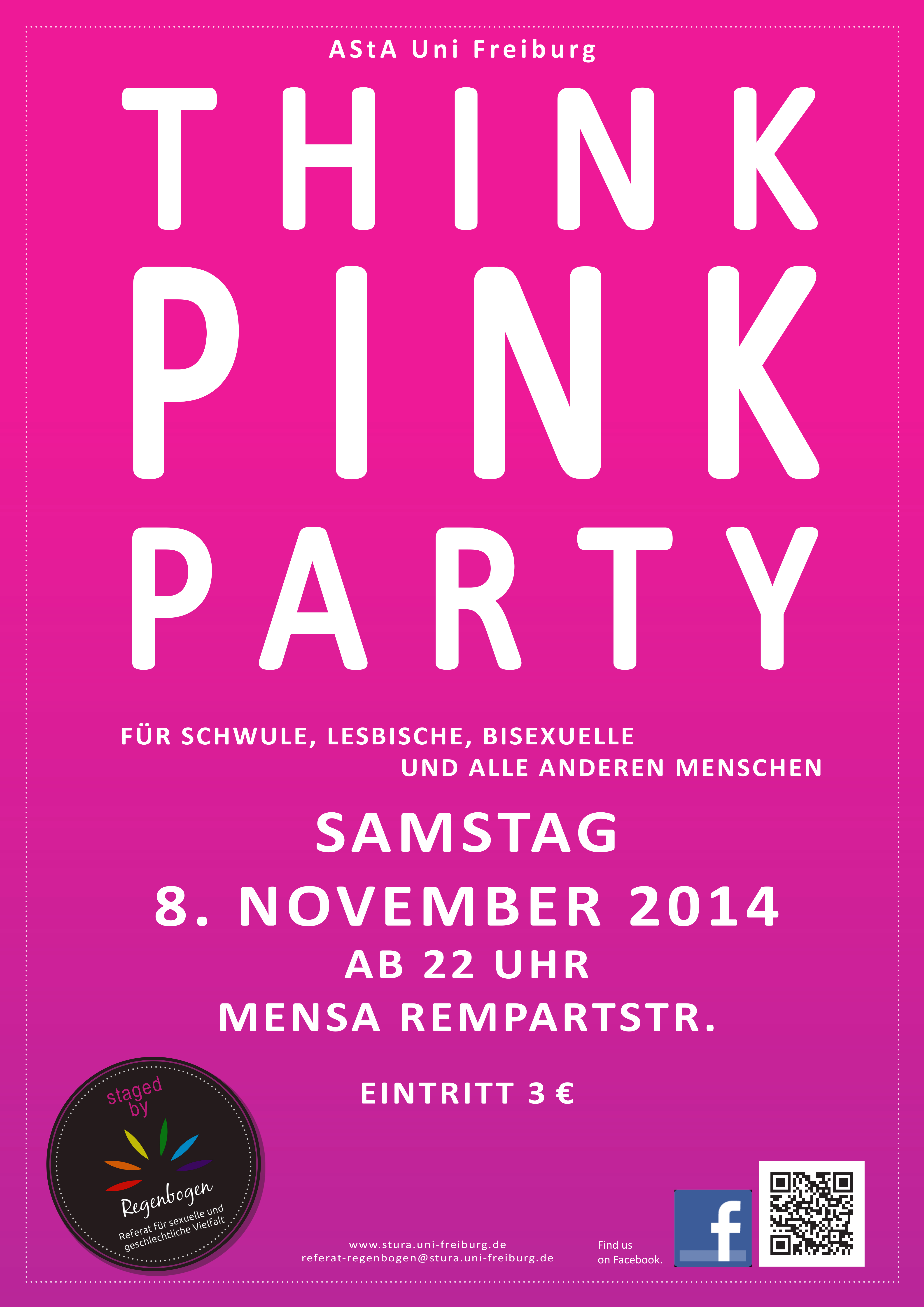 Plakat Pink Party I WiSe 2014/2015