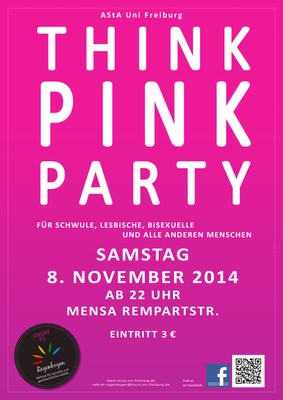 Plakat Pink Party I WiSe 2014/2015