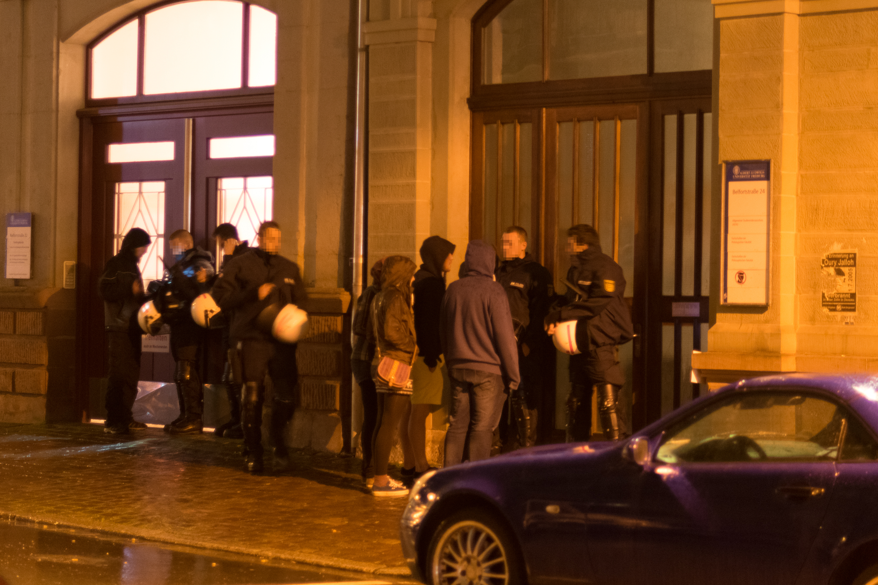 Pressemitteilung: Polizei verhindert die Arbeit der Studierendenvertretung 