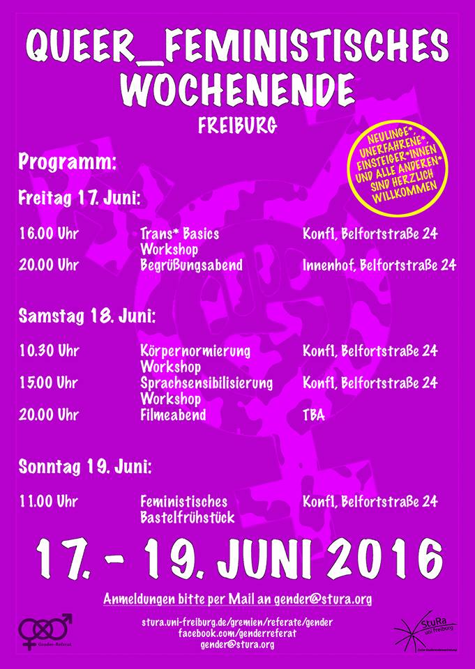 queer_feministisches Wochenende vom 17.-19. Juni